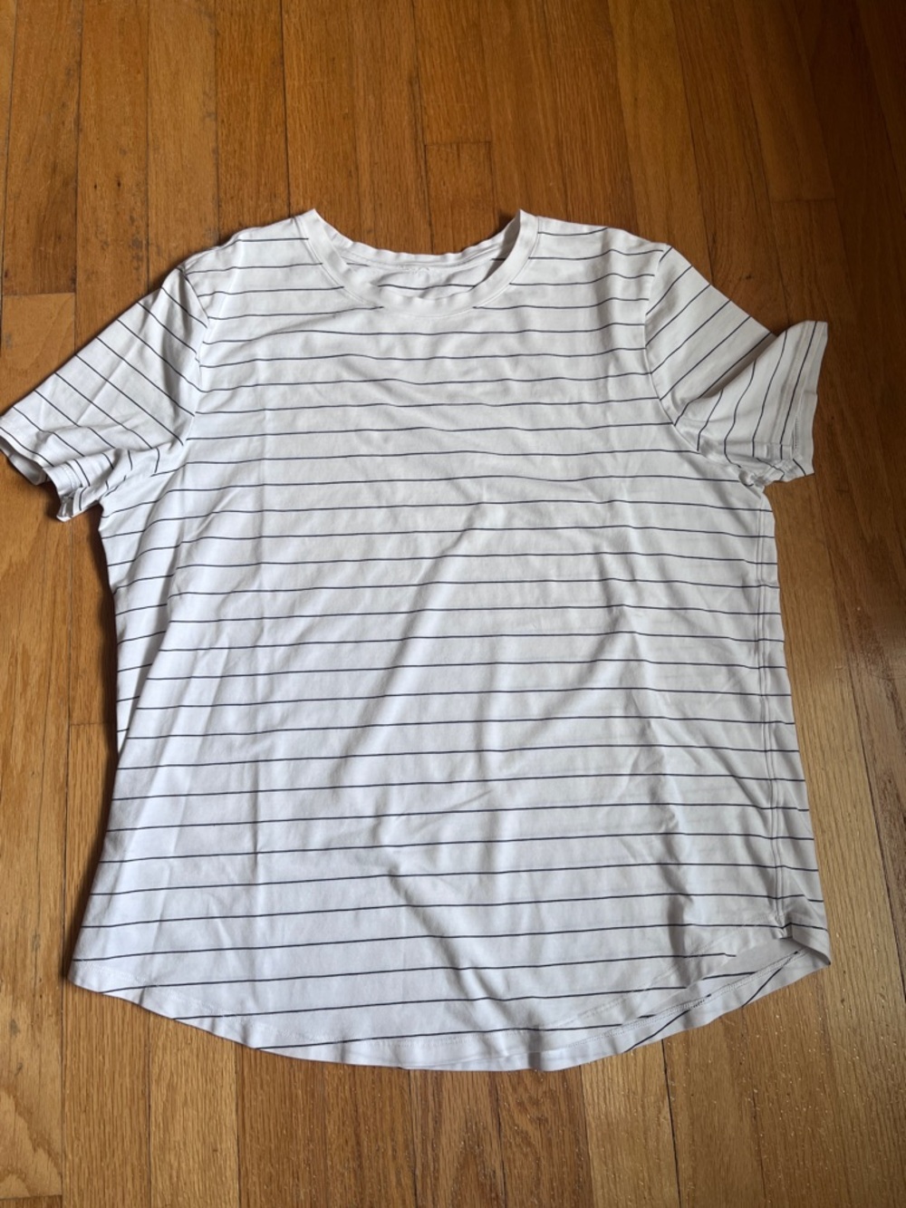 Lululemon Love Crewneck 10/12 Striped Relaxed Tee - Picture 5 of 9